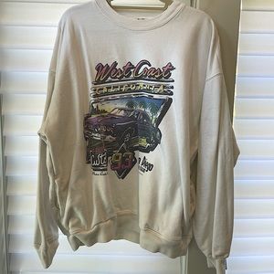 WEST COAST Oversized Vintage Sweatshirt